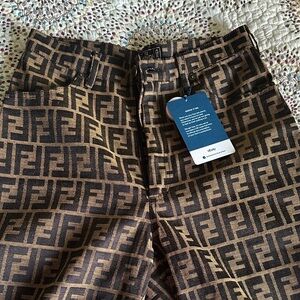 Fendi women’s  Monogram Pants. AUTHENTIC* (authentication tag still on)